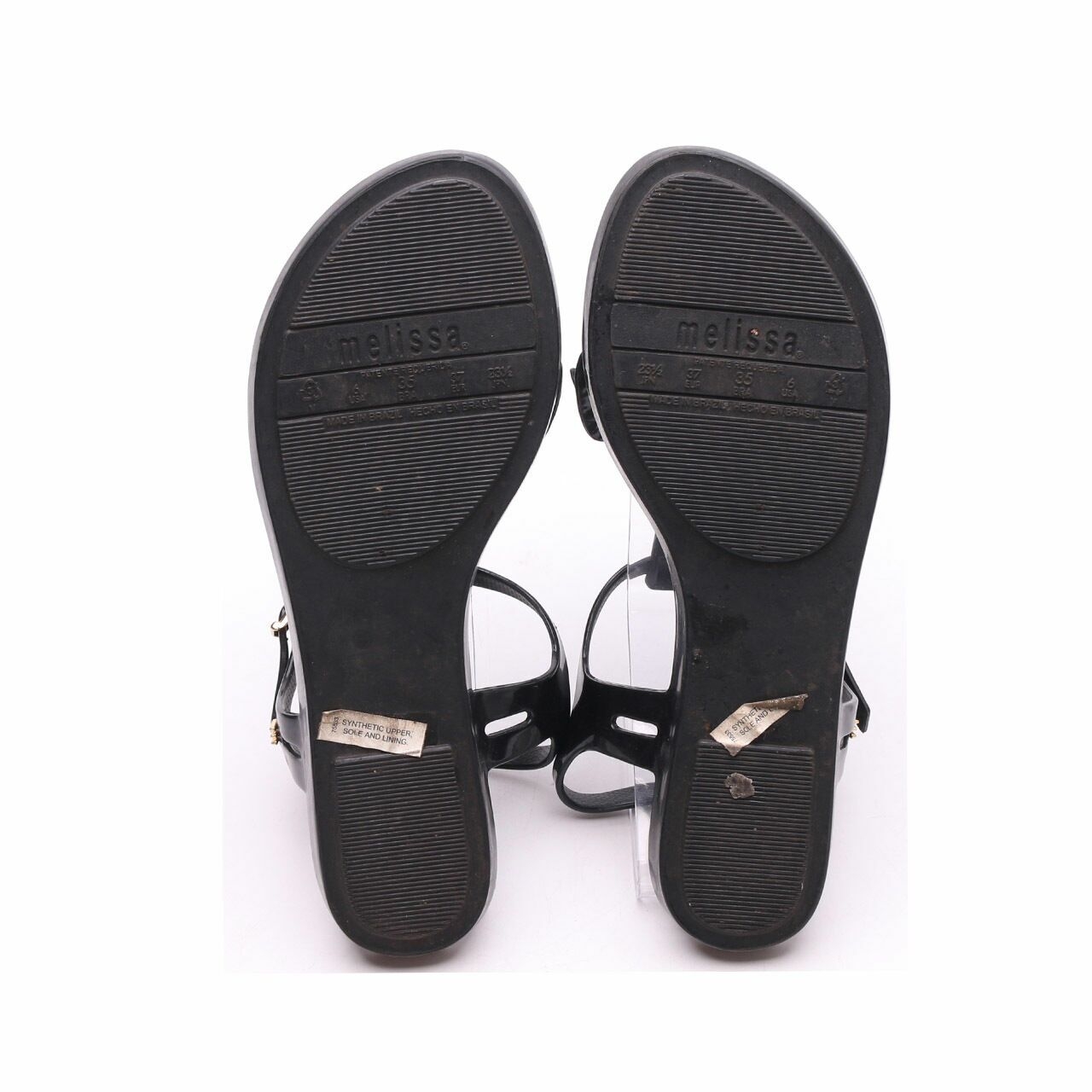 Mellisa + Salinas Black Sandals