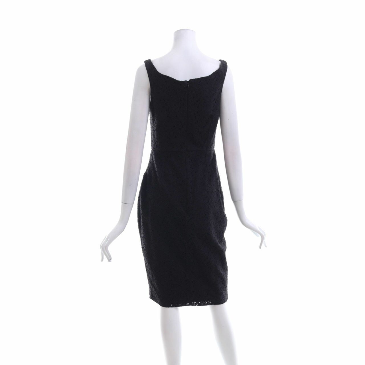 Asos Black Lace Midi Dress