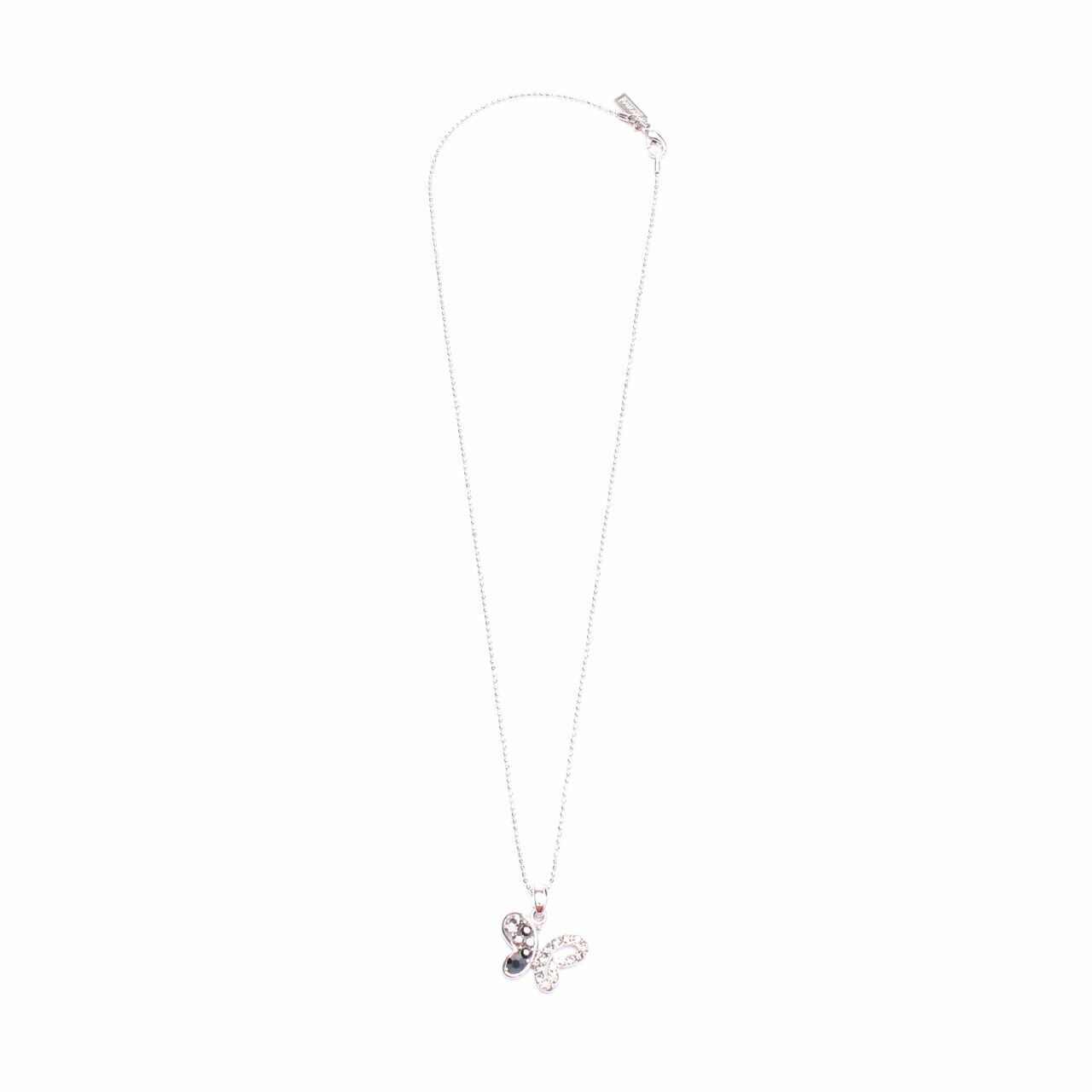 Chomel Silver Butterfly Necklace Jewelry