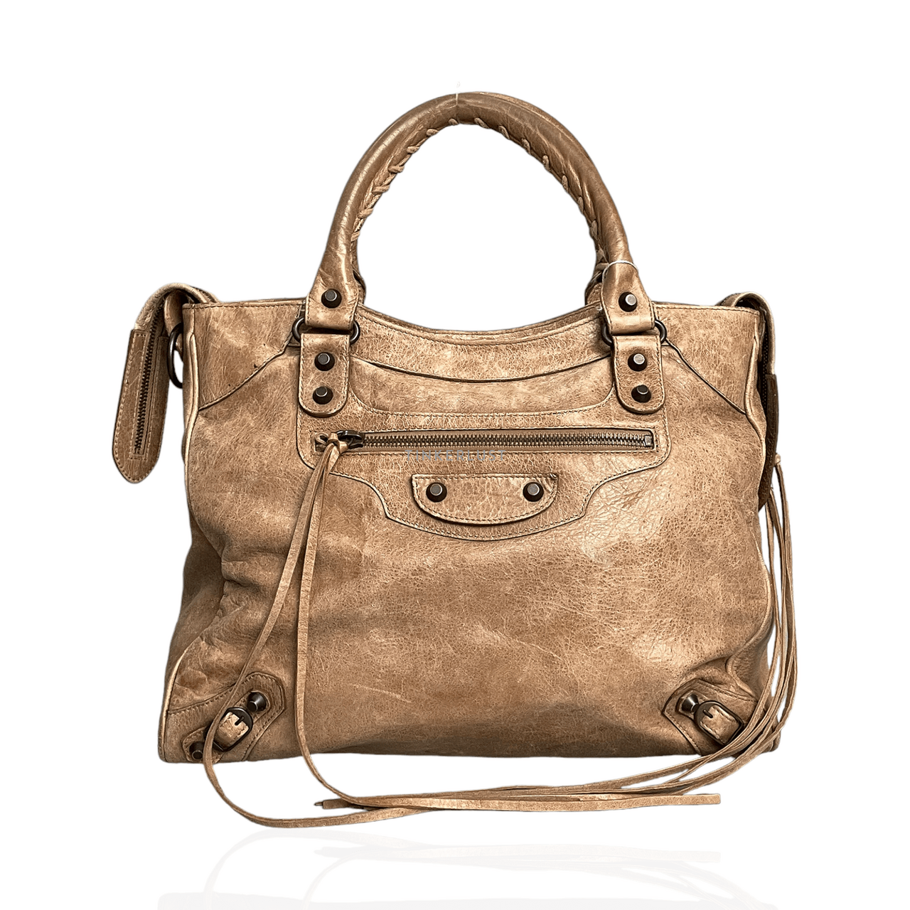 Balenciaga Velo Classic Hardware Seigle Agneau Handbag
