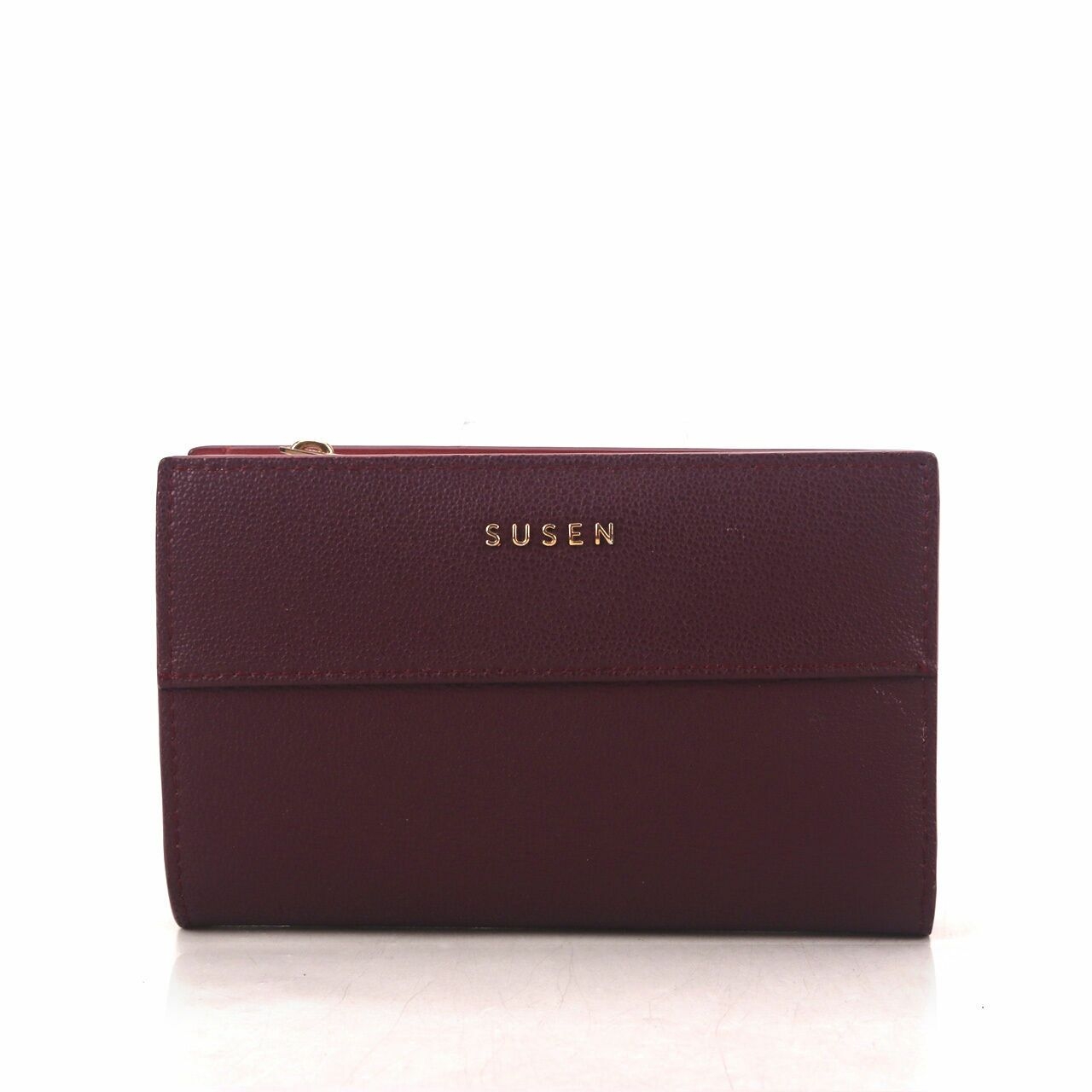 Susen Compact Wallet 4002 Red Wine