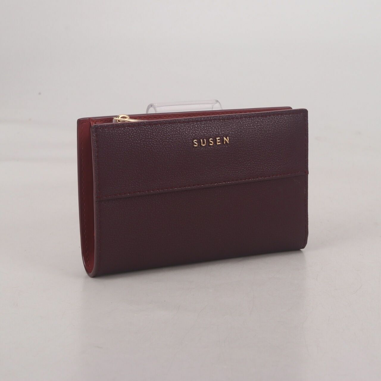 Susen Compact Wallet 4002 Red Wine