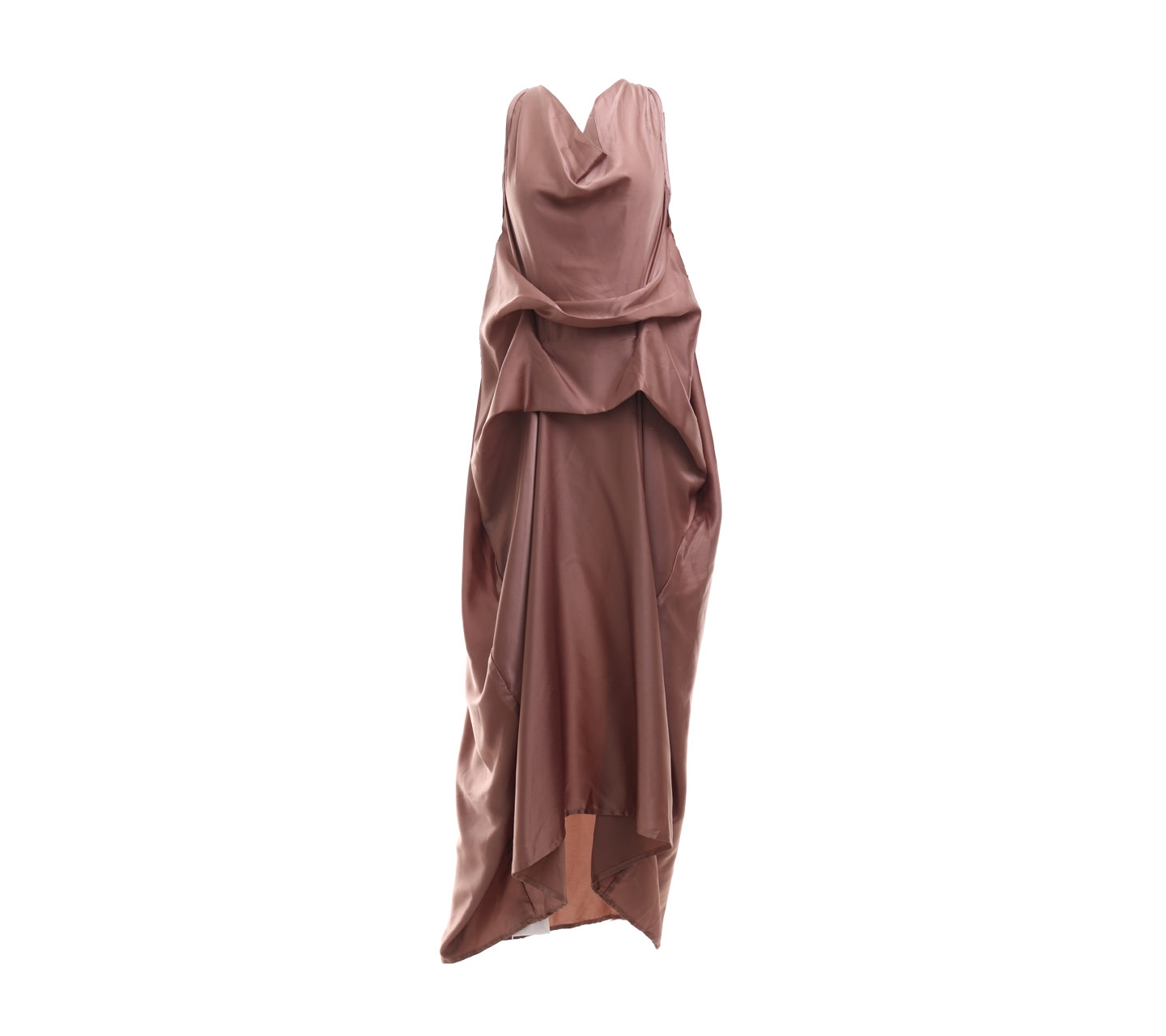 Kalla Studio Bronze Ruffle Long Dress
