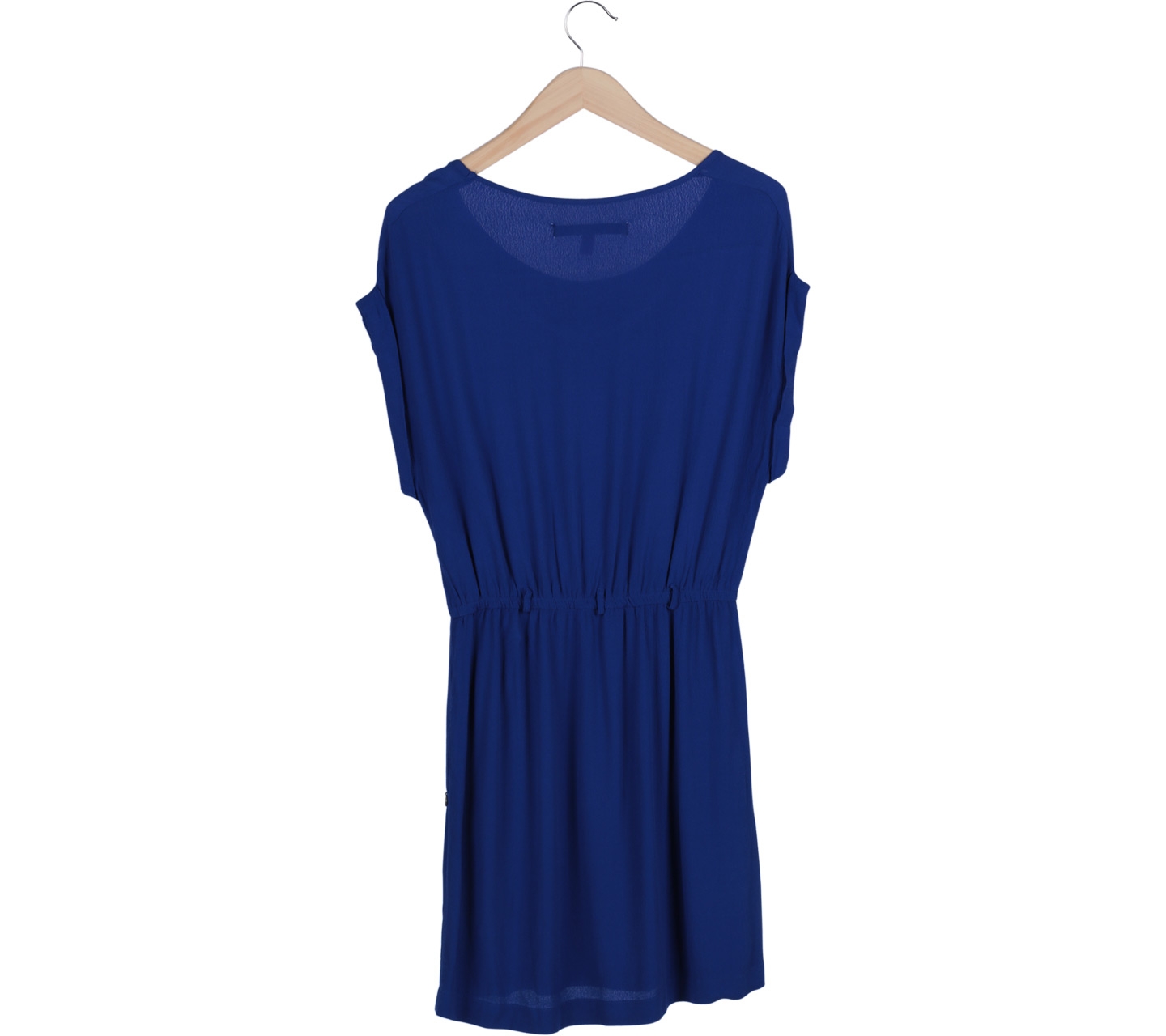 MNG Basic Blue Waist Rubber Midi Dress