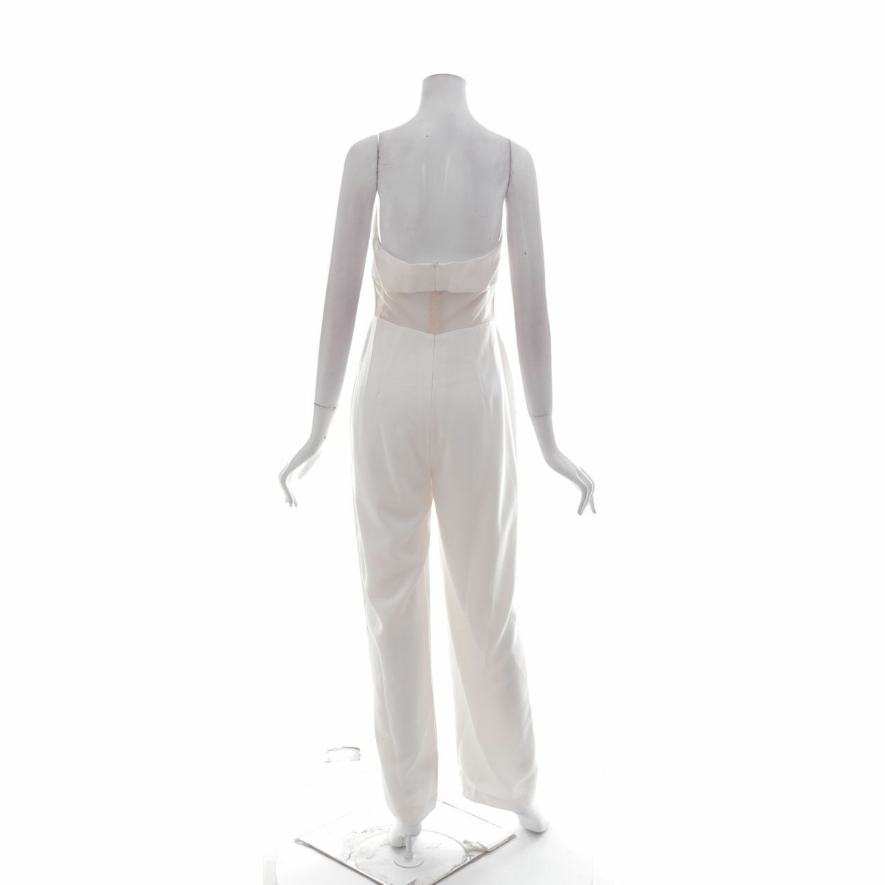 FARA Official Off White Tube Jumpsuit