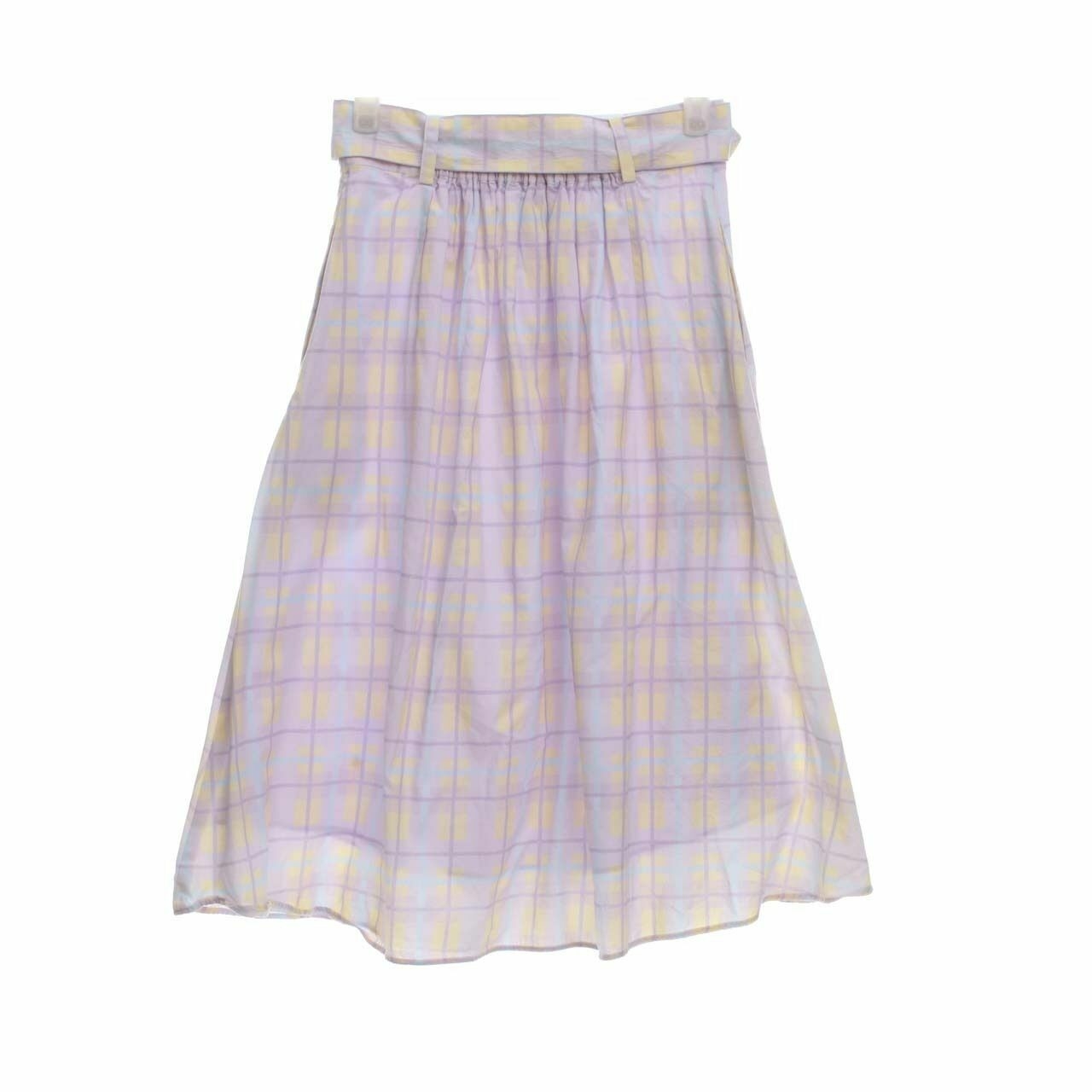 Impromptu Purple Midi Skirt