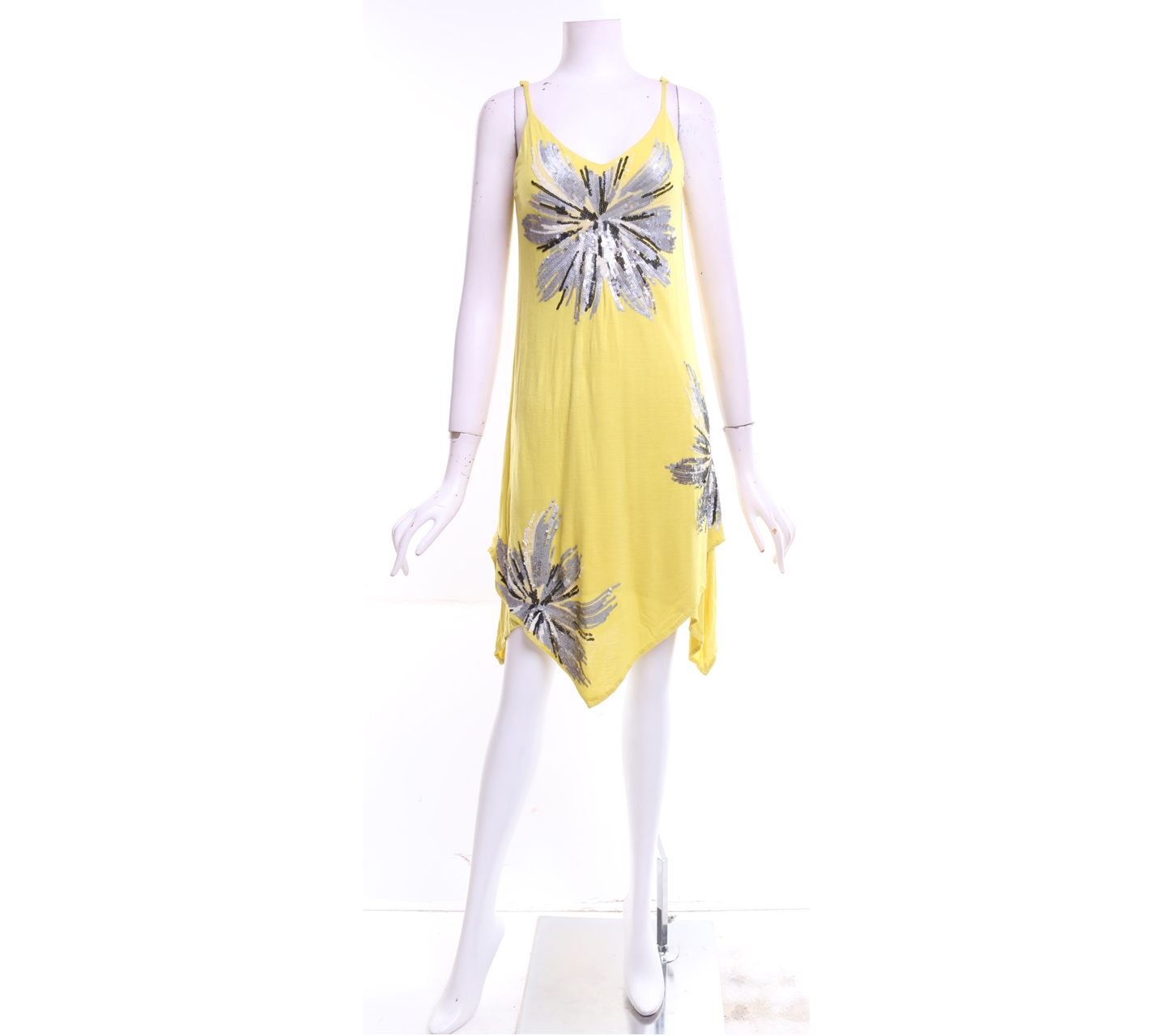 International Concepts Yellow Mini Dress
