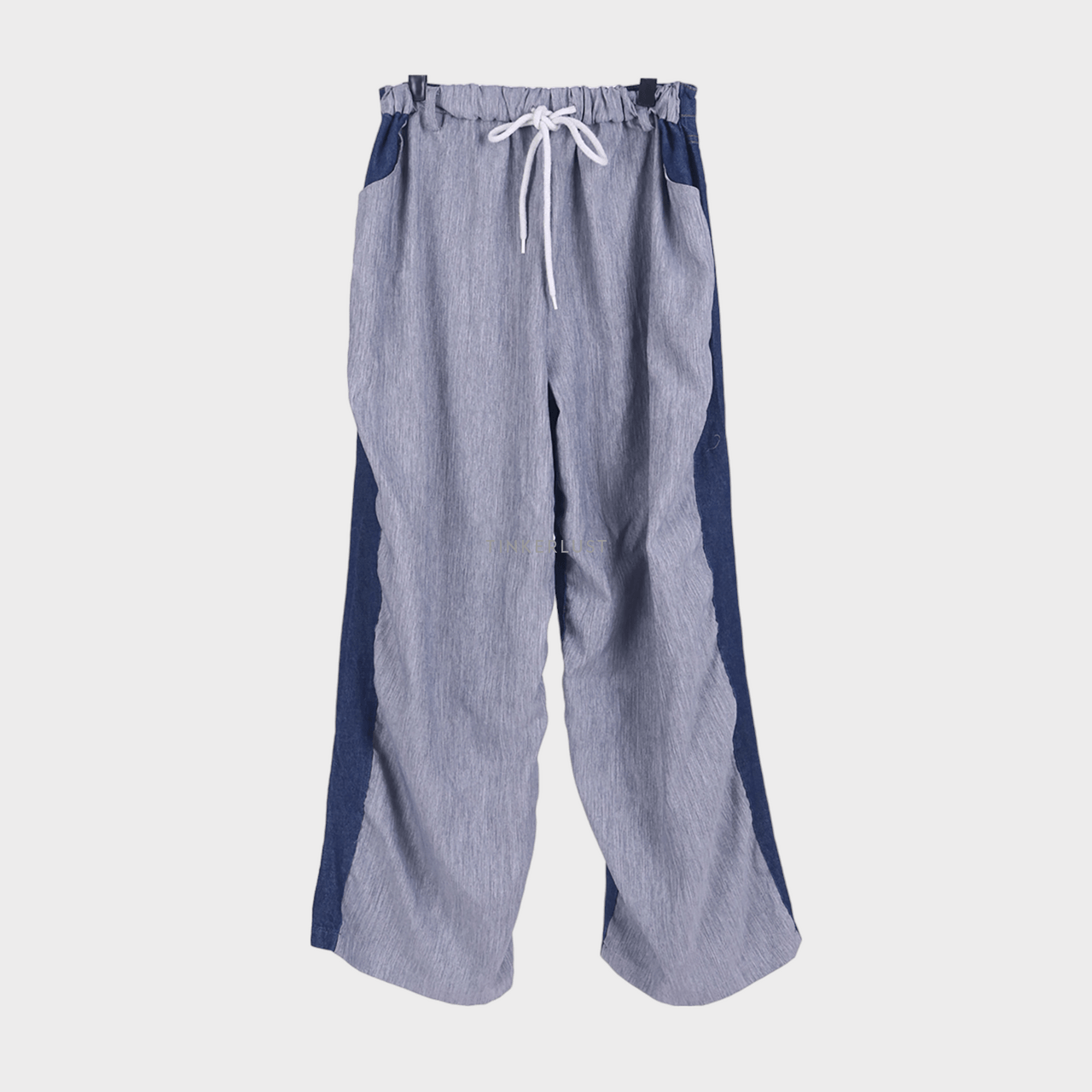 Cotton Ink Blue & Grey Long Pants