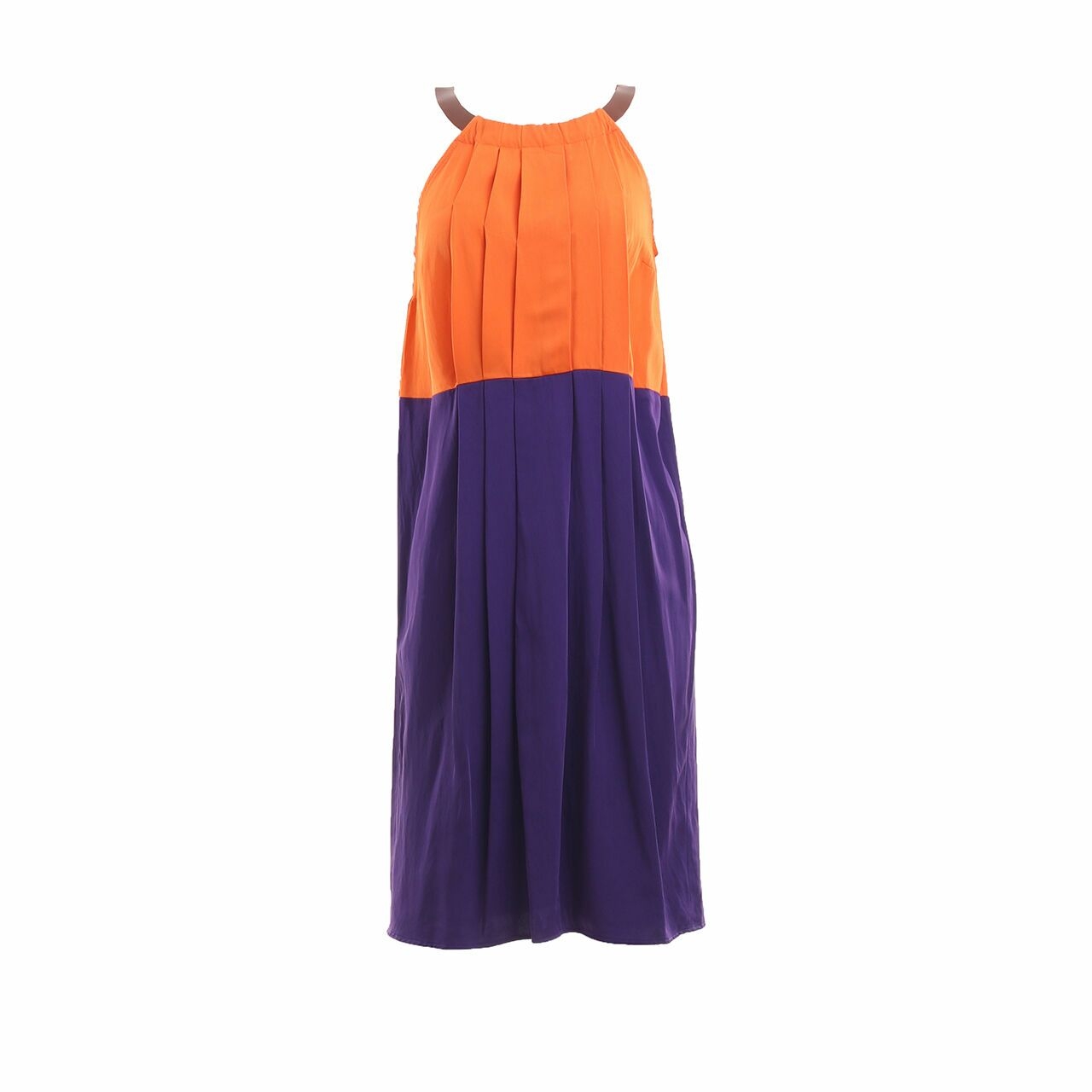 PennyBlack Orange Purple Midi Dress
