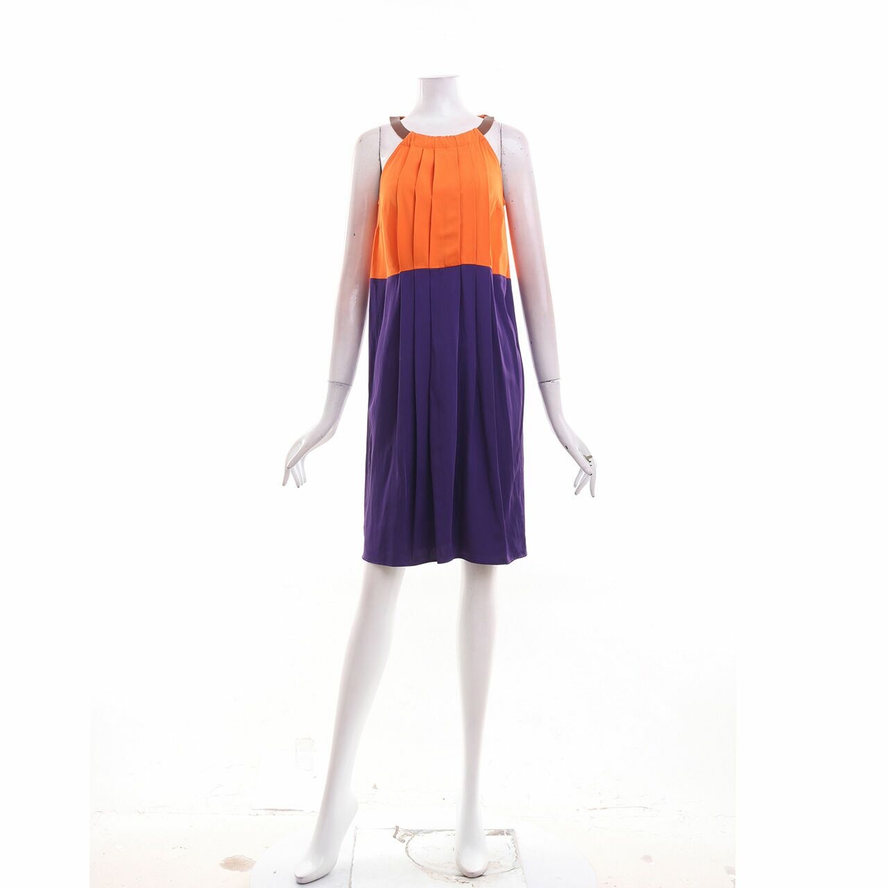 PennyBlack Orange Purple Midi Dress