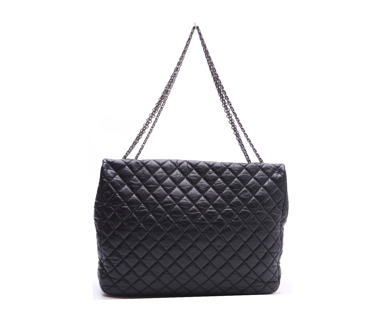 Chanel Black Chains Shoulder Bag 