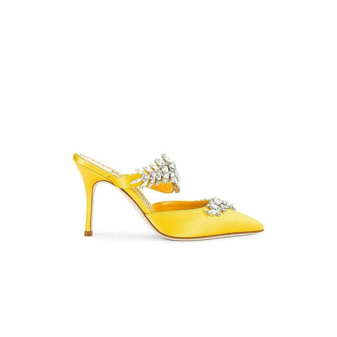 Manolo Blahnik Yellow Heels