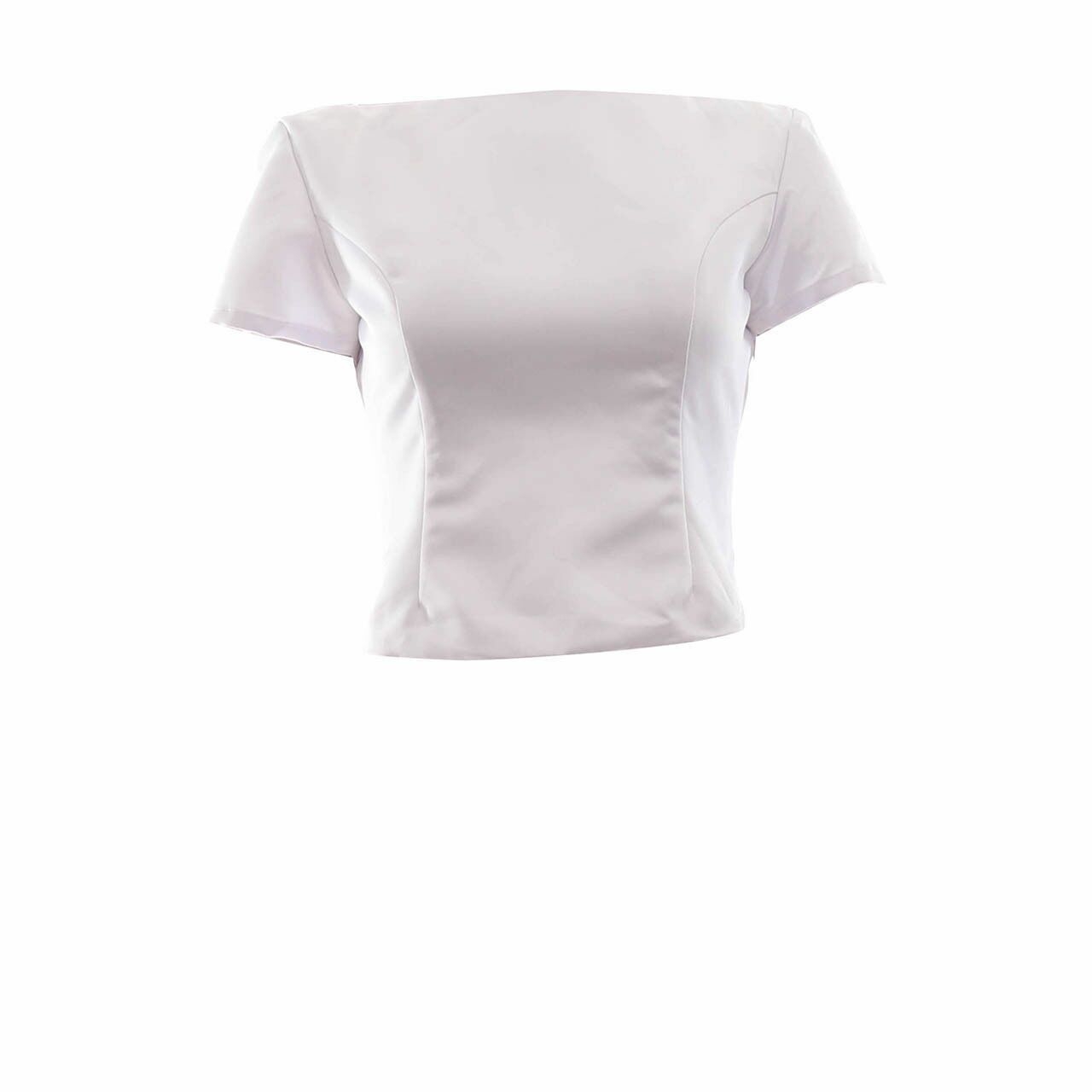 Private Collection White Crop Blouse