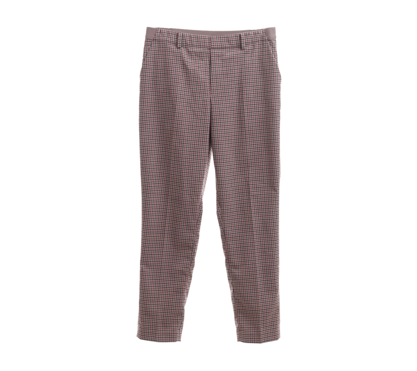 Uniqlo Brown Checkered Long Pants