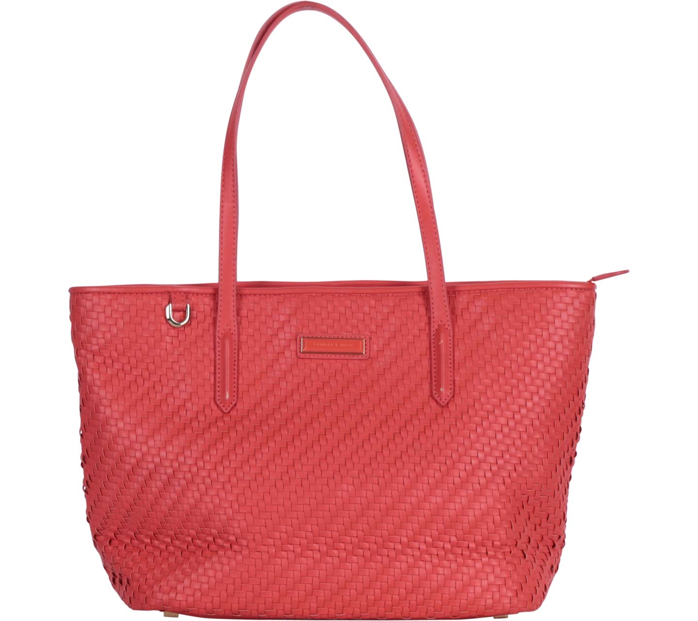 Charles and Keith Peach Tote Bag
