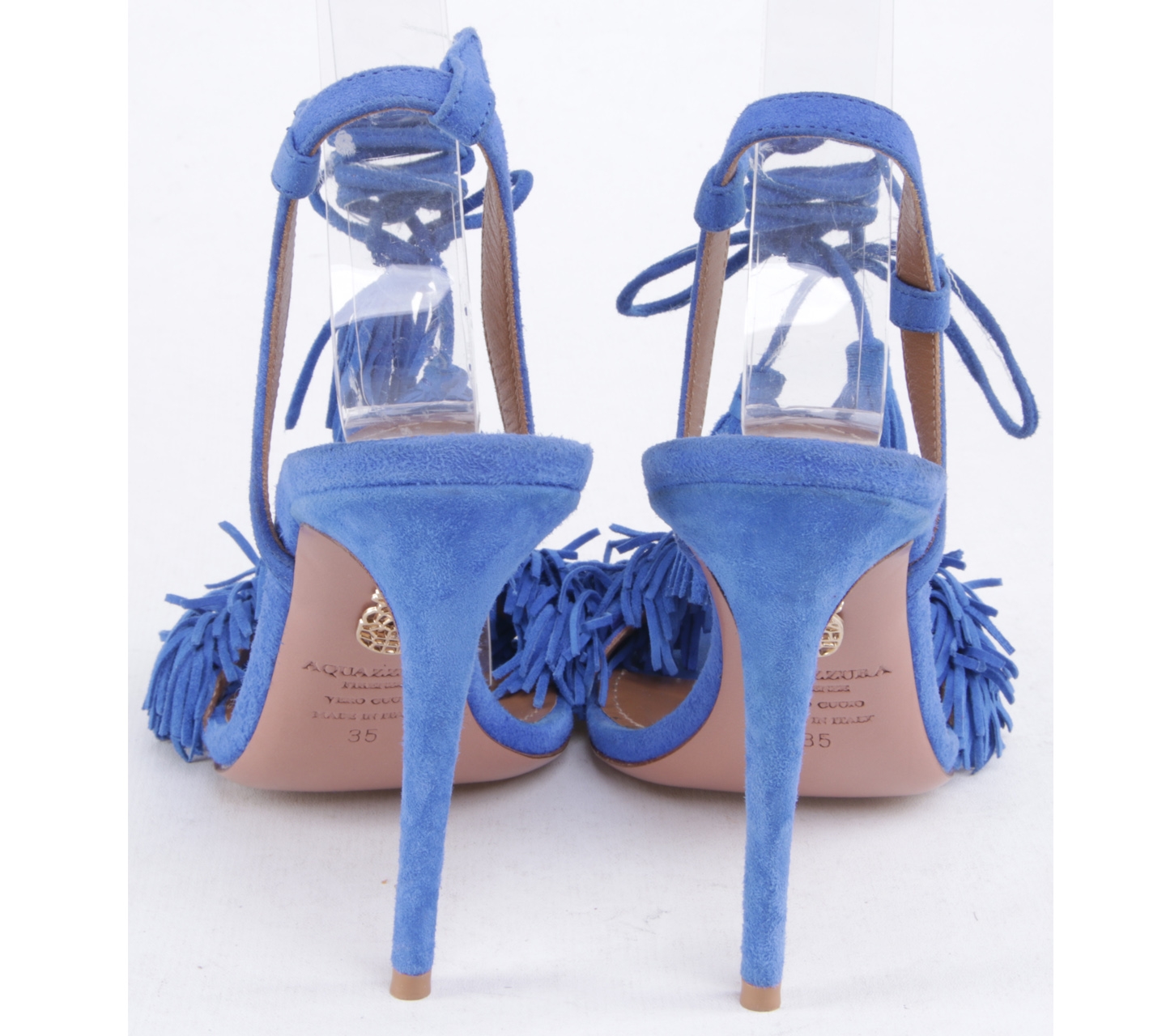 Aquazzura Blue Heels
