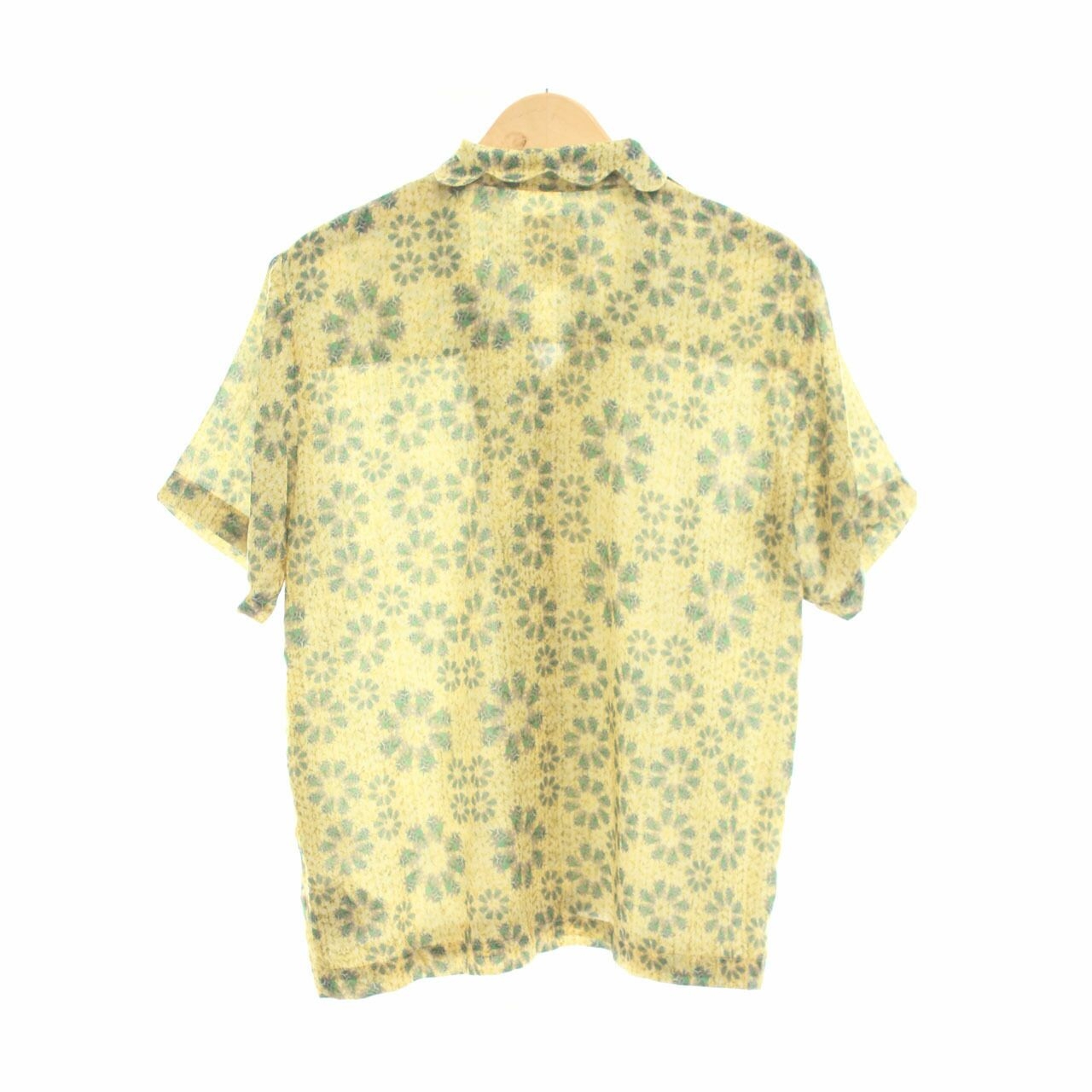 K.A.L.A studio Yellow & Green Pattern Shirt