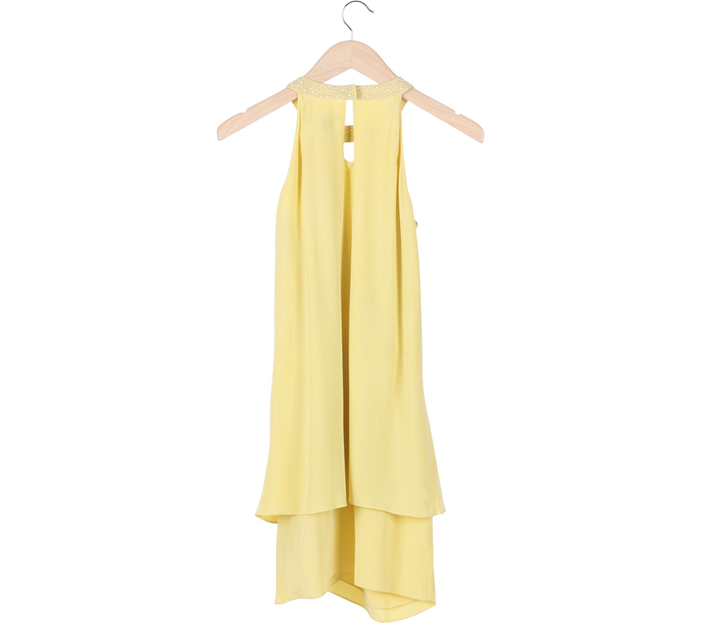 Cynthia Steffe Yellow Trapeze Mini Dress