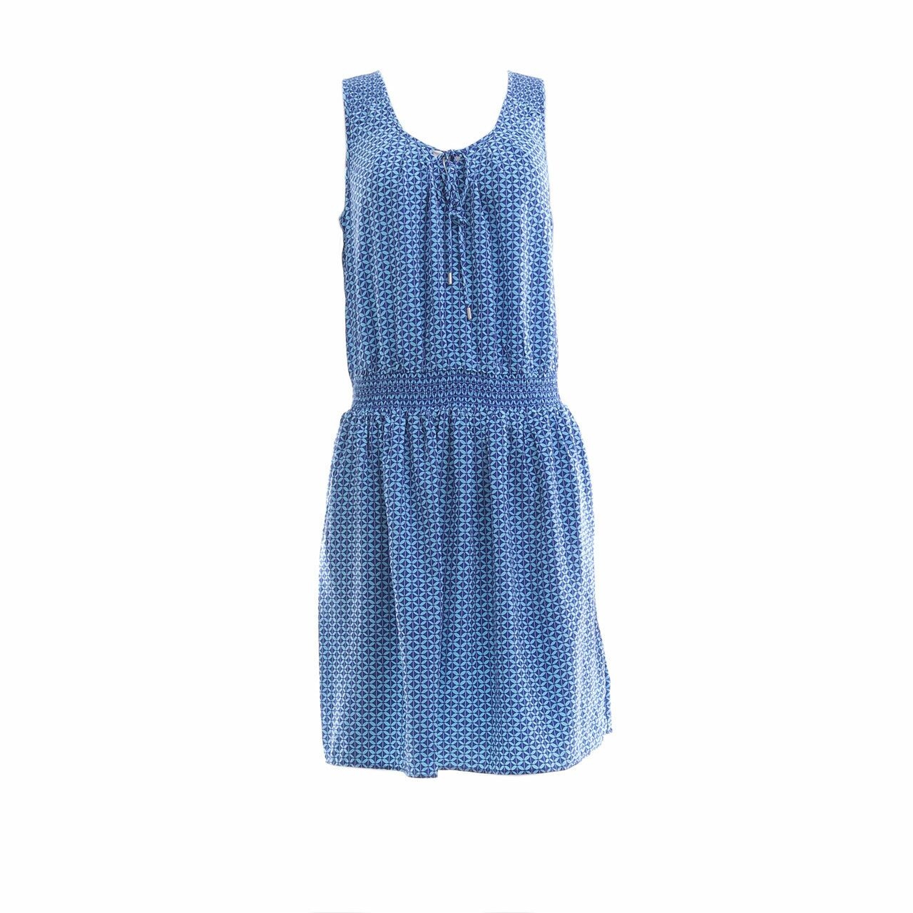 GAP Blue Printed Mini Dress