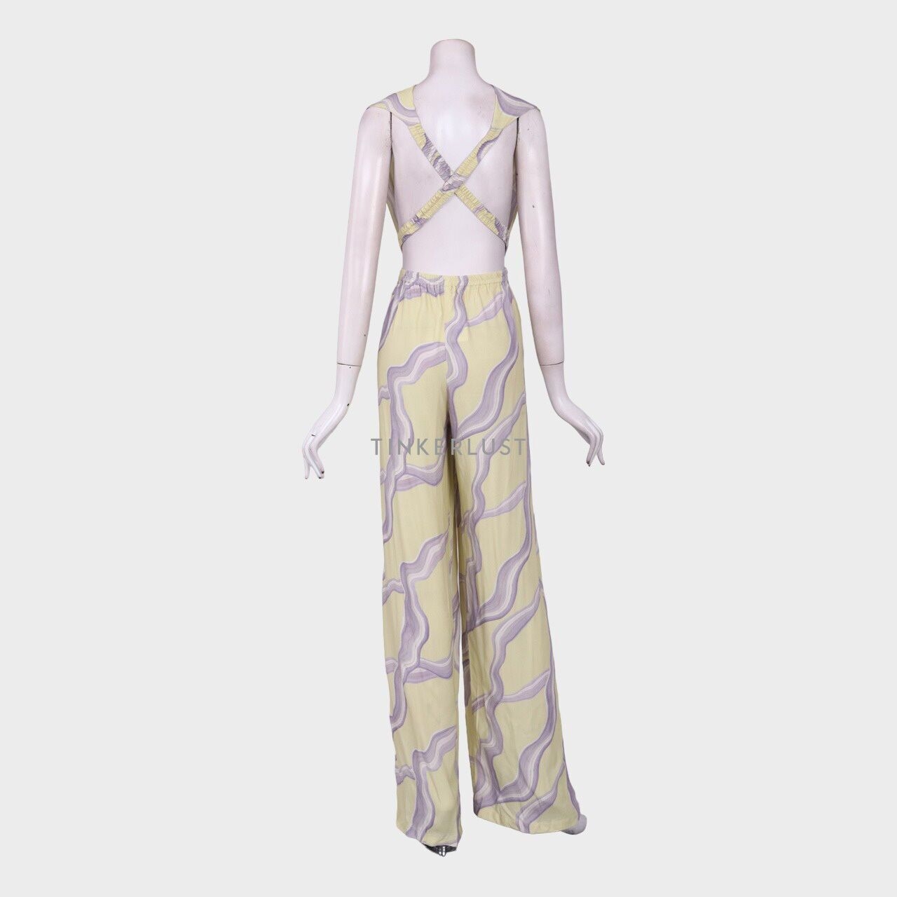 Tale of two Yellow & Lilac Jumpsuit