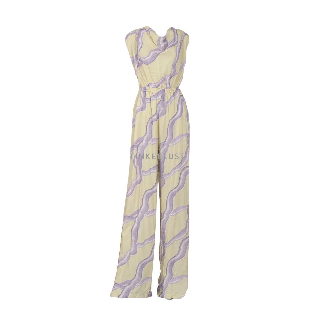 Tale of two Yellow & Lilac Jumpsuit
