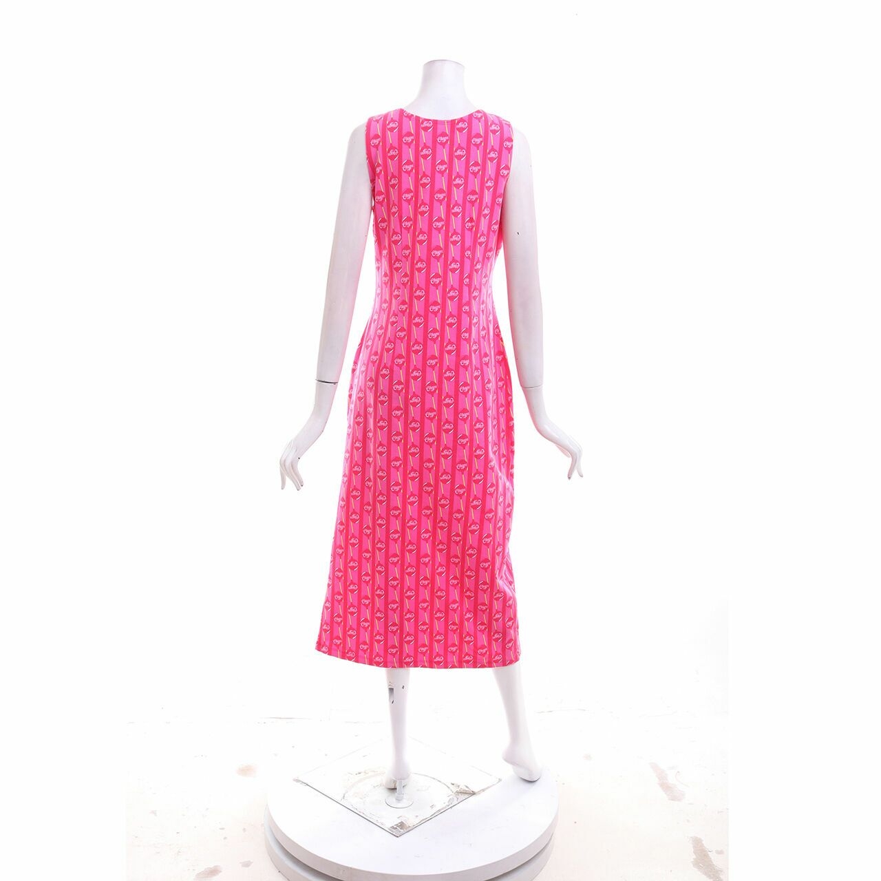 Pomelo. X Chupa Cups Pink Midi Dress	