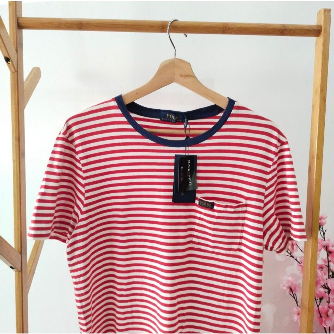 Polo Ralph Lauren Red & White Stripes T-Shirt