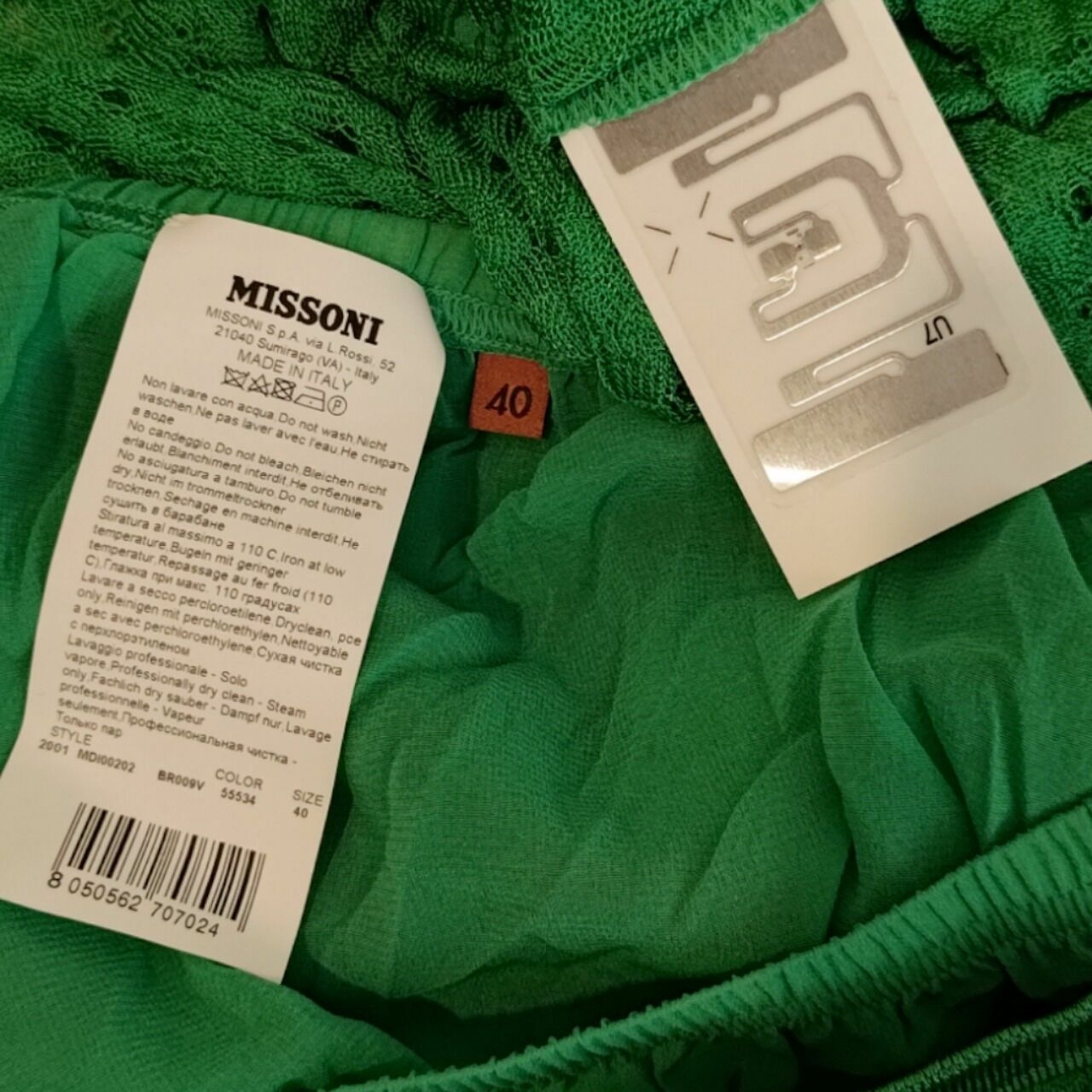 Missoni Green Knitted Pants