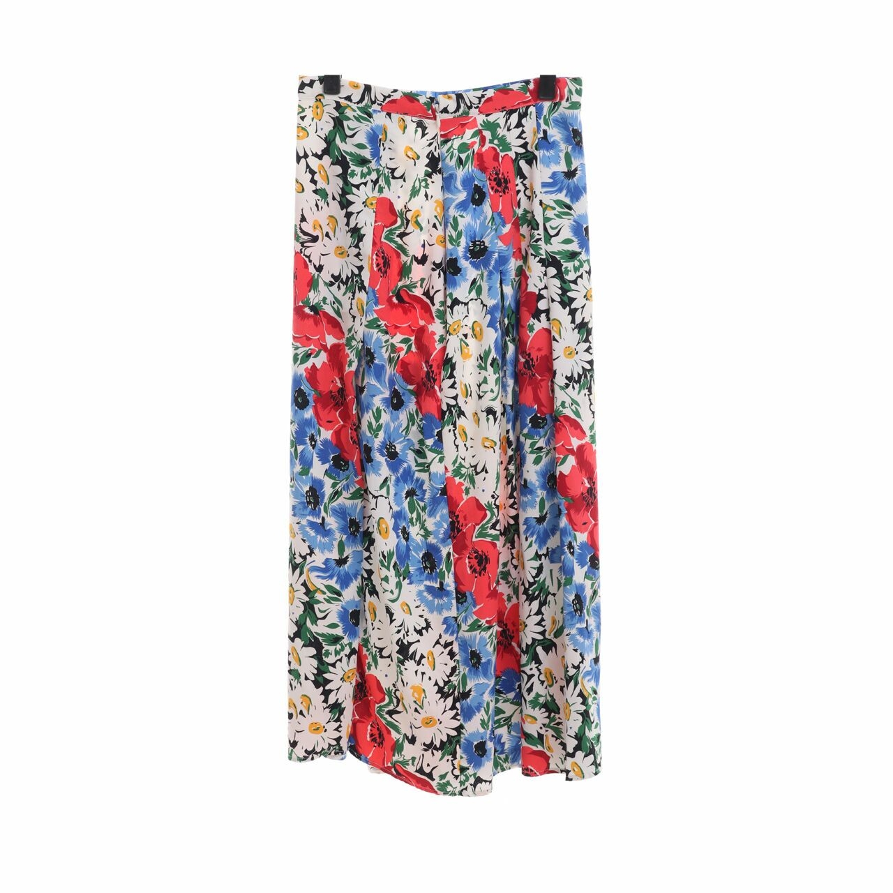 Topshop Multi Slit Floral Maxi Skirt