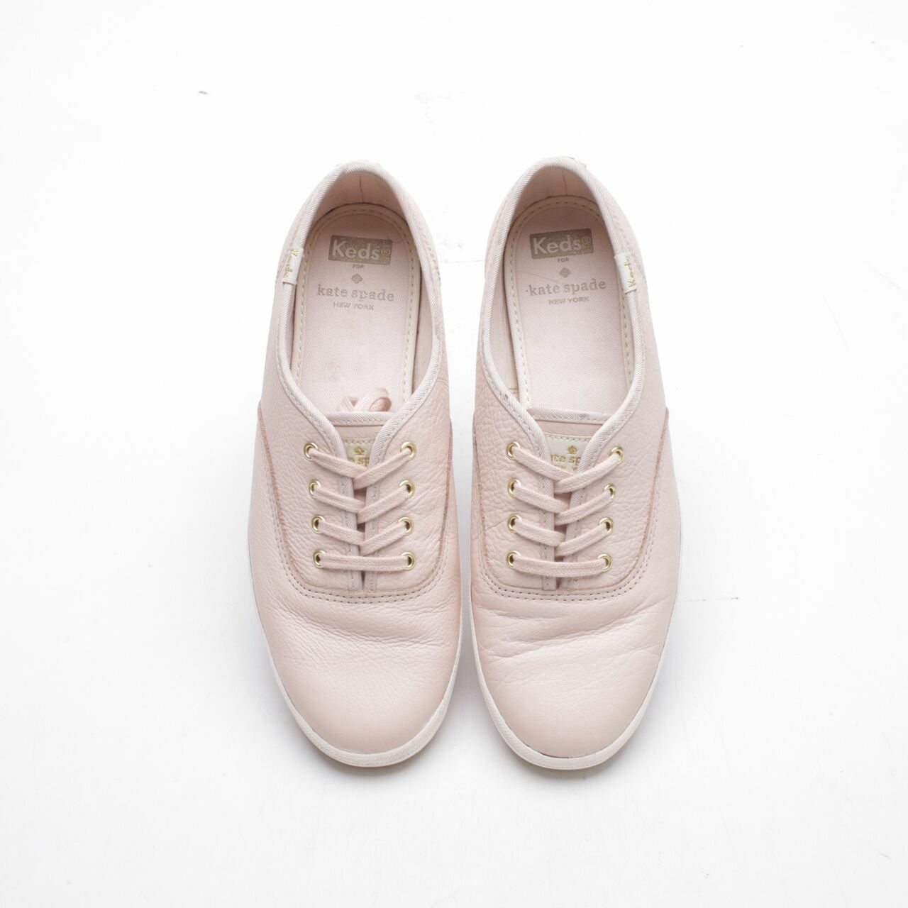 Keds For Kate Spade Leather Rose Sneakers