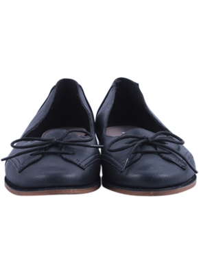 Clarks Black Ribbon Flat Shoes