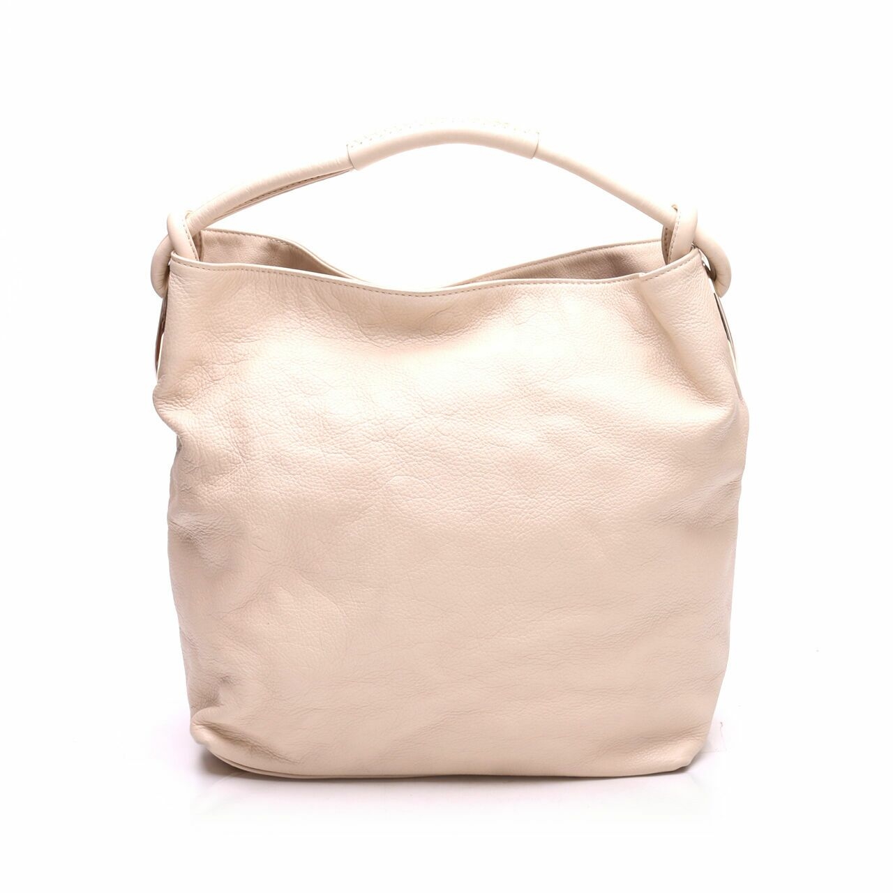 Oroton Cream Leather Shoulder Bag