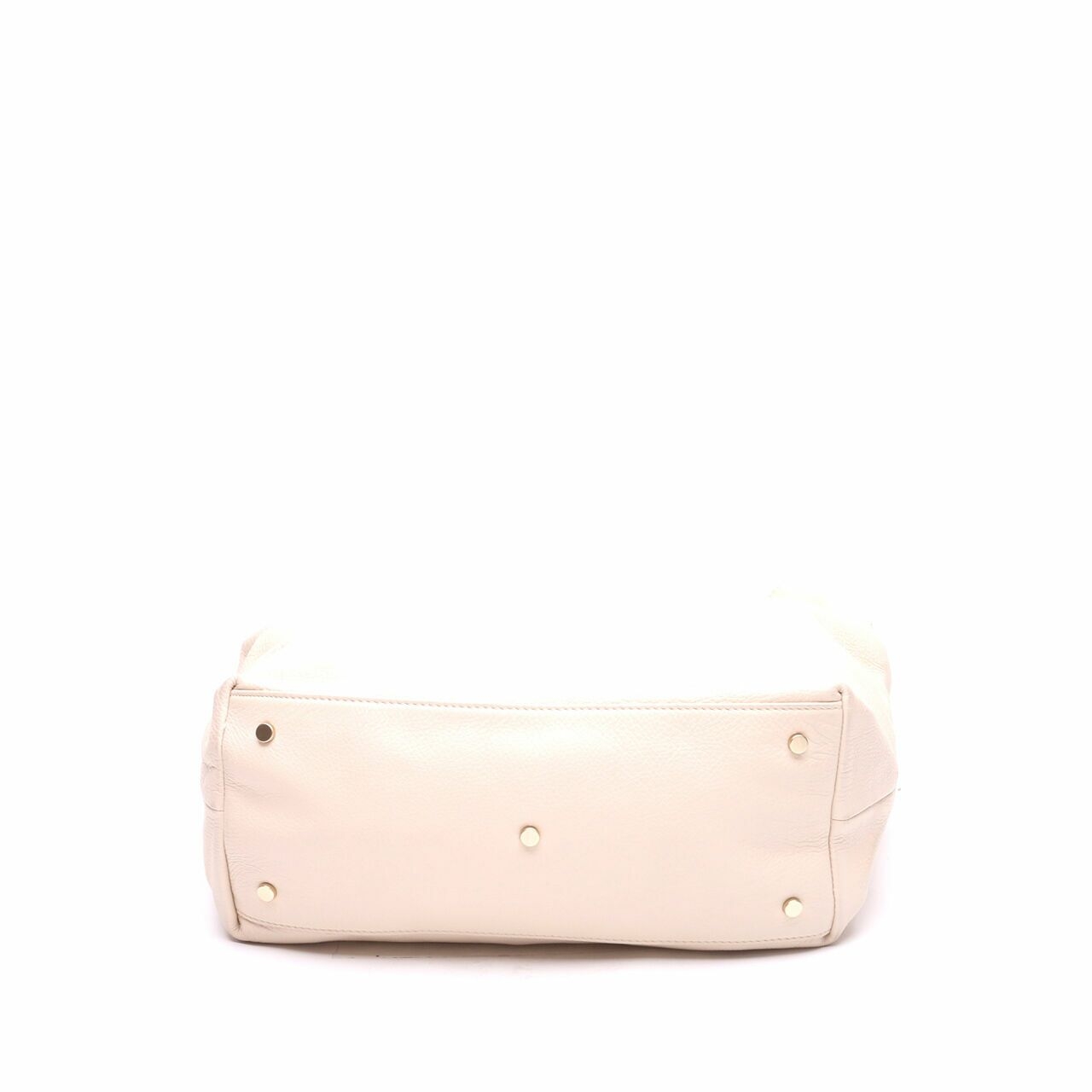 Oroton Cream Leather Shoulder Bag
