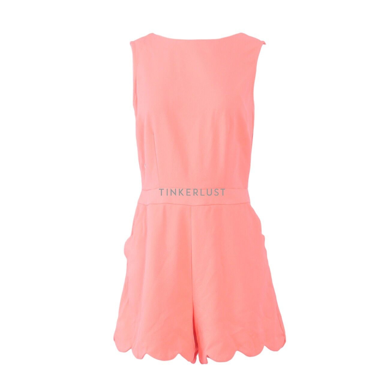 New Look Coral Neon Jumpsuit