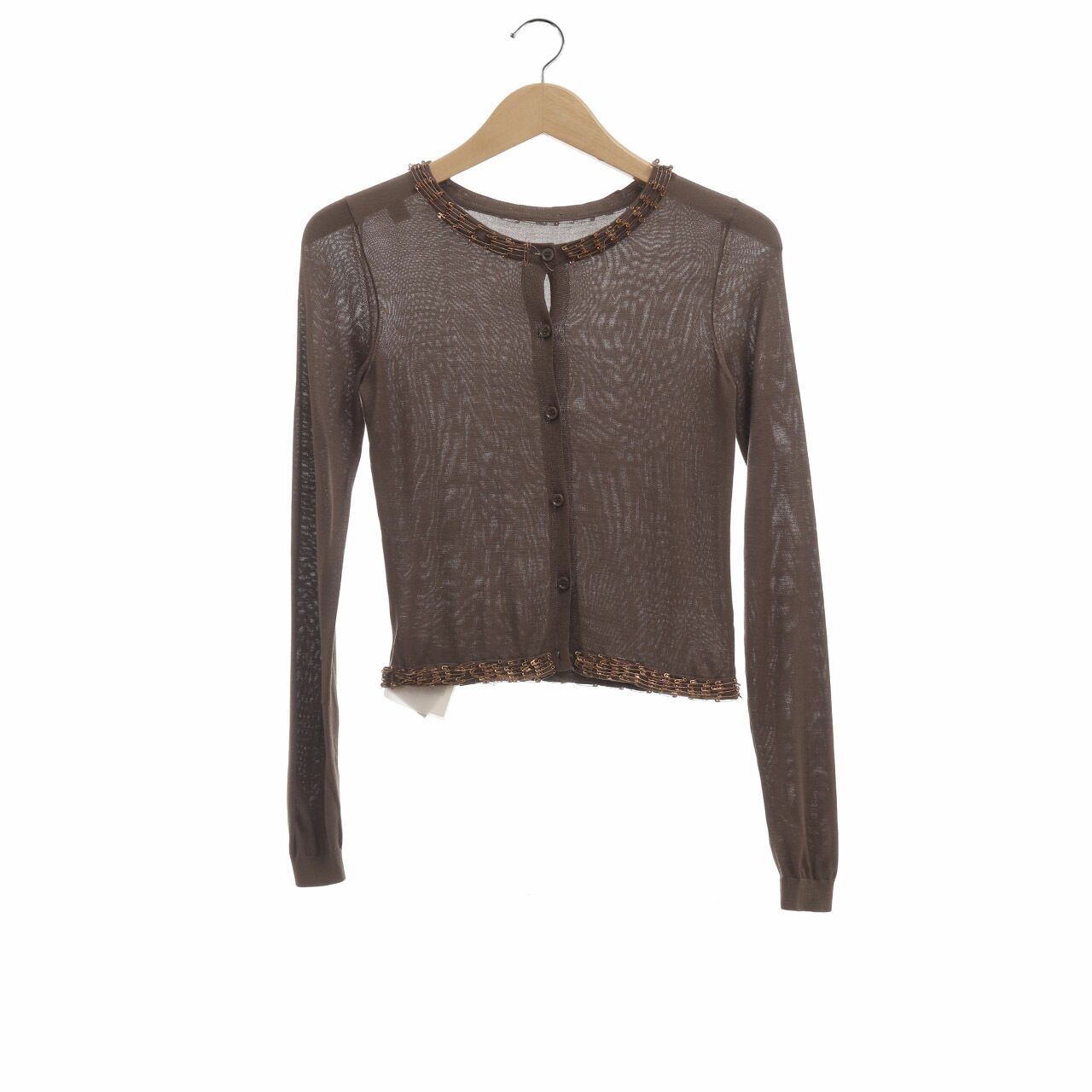 Private Collection Taupe Cardigan