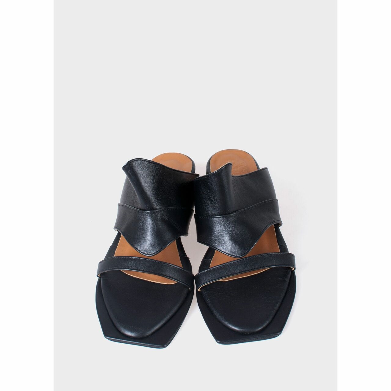 Aschas Black Sandals