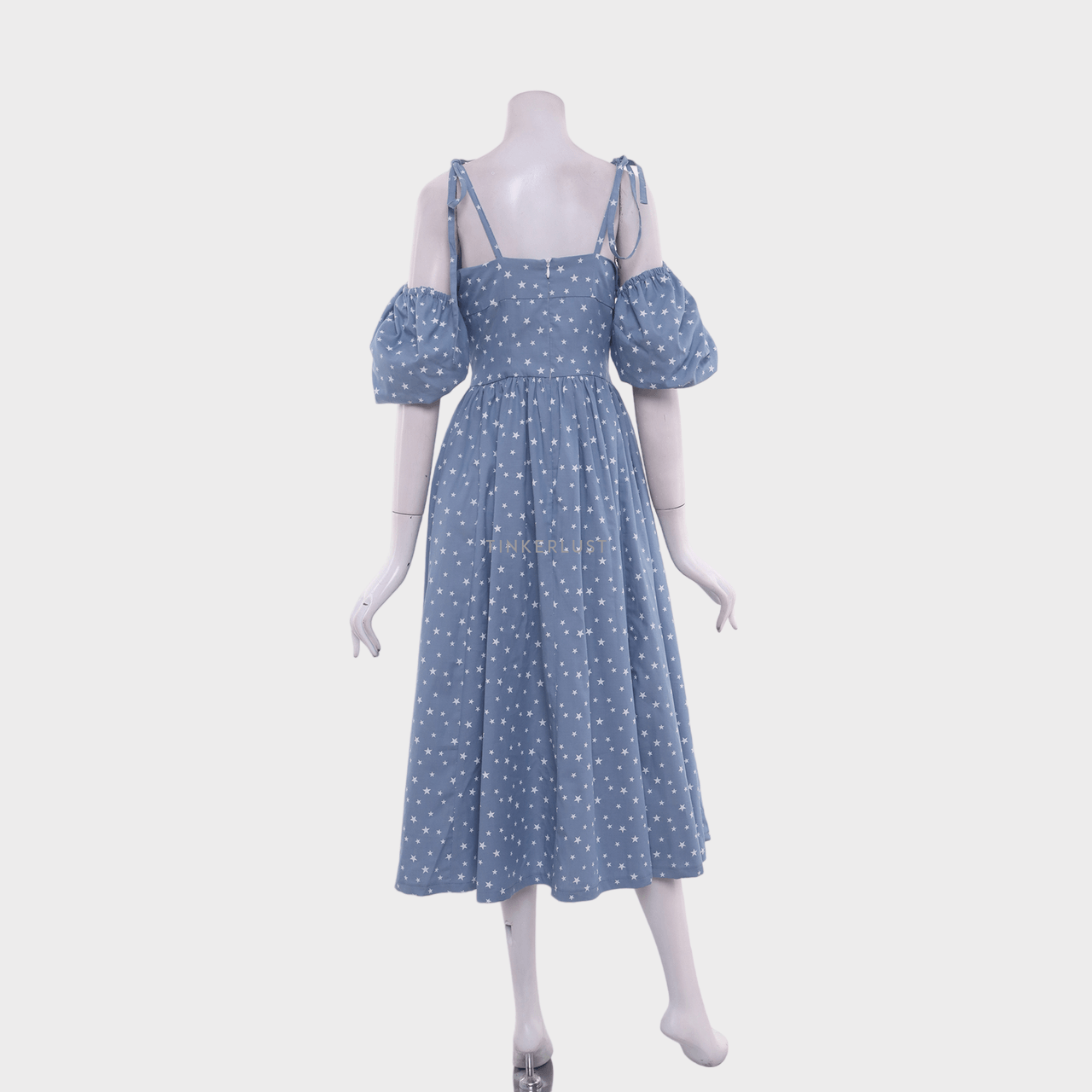 Private Collection Blue & White Midi Dress