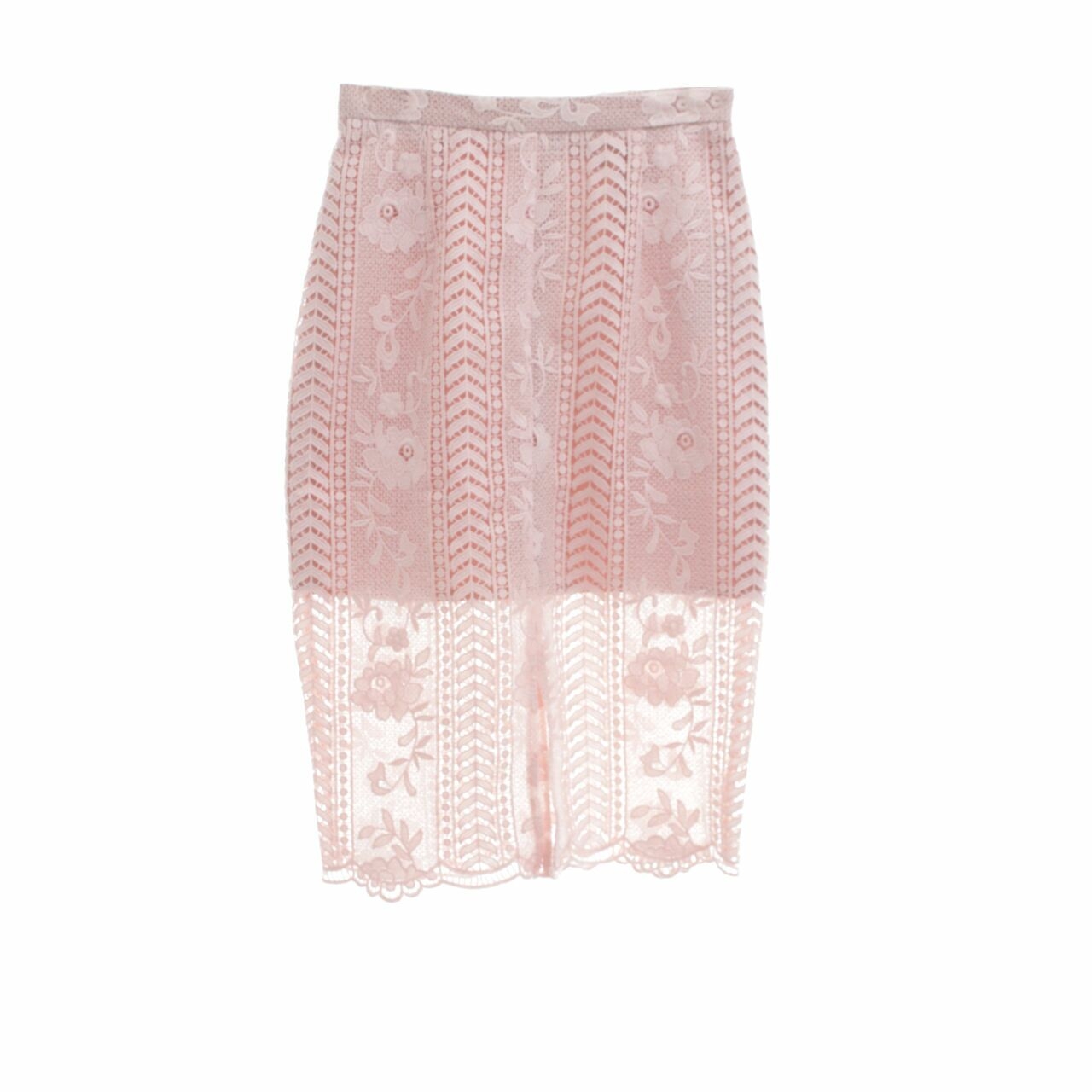 Love, Bonito Pink Midi Skirt