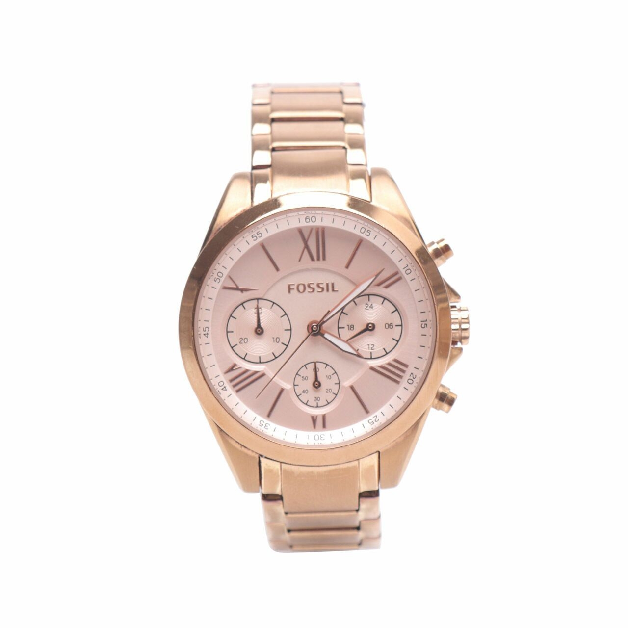 Fossil Modern Courier Midsize Chronograph Rose Gold-Tone Stainless Steel Watch