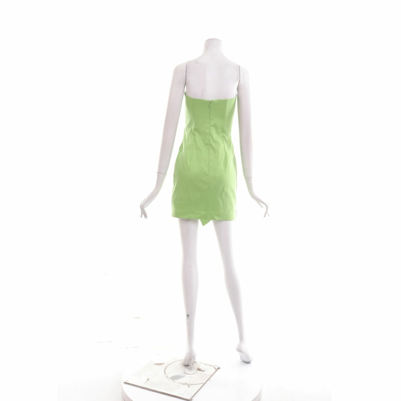Jessica Mc Clintock Green Tube Mini Dress