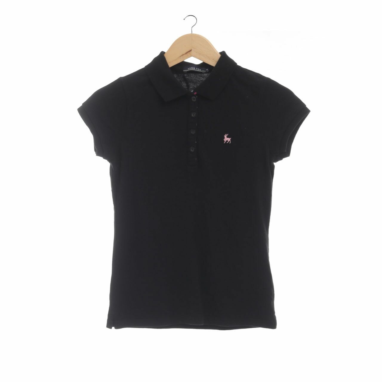 Hang Ten Black Polo T-Shirt