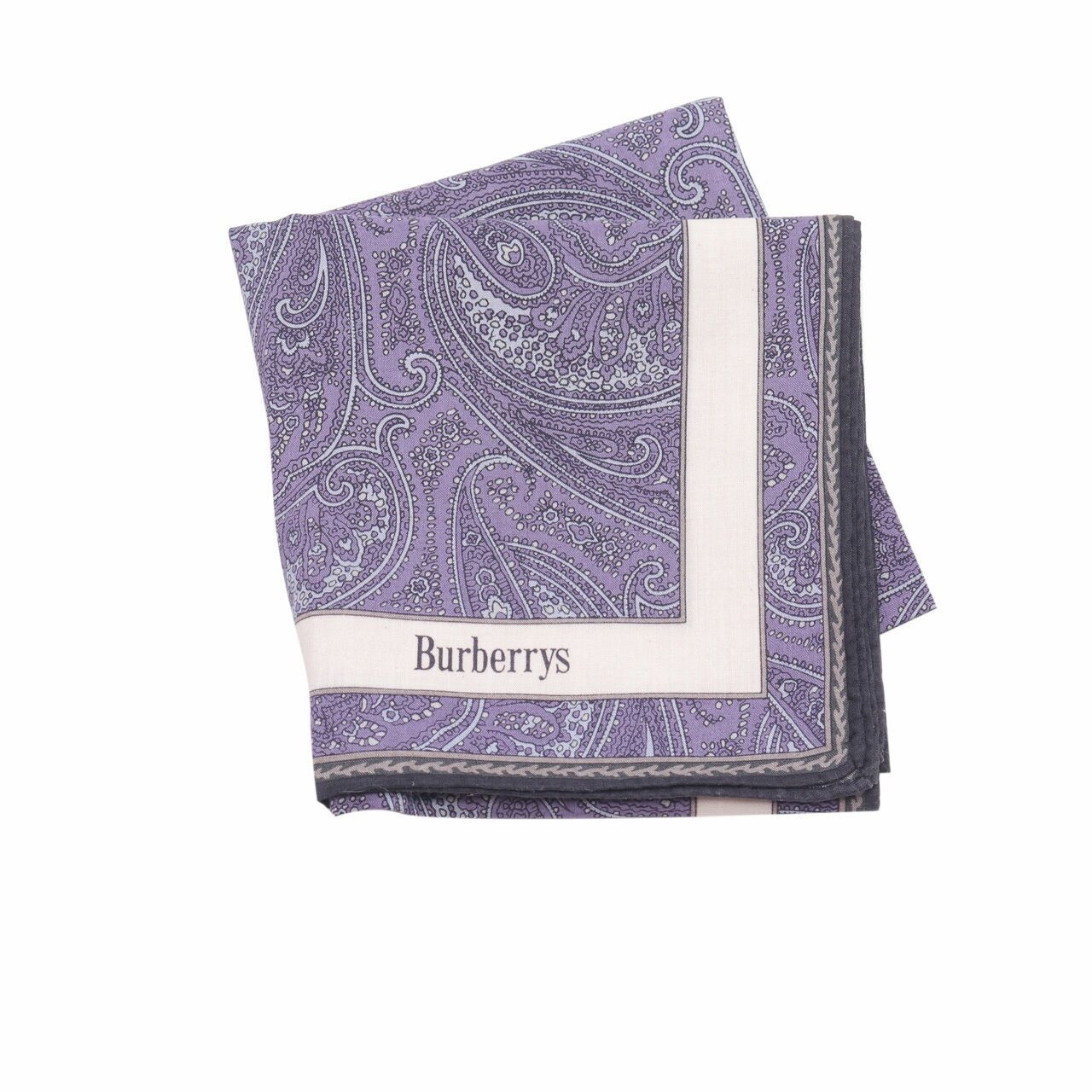 Burberry Purple Pattern Scarf