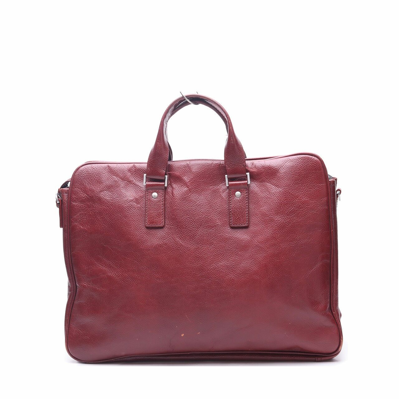 Jack Spade Maroon Brief Case Handbag