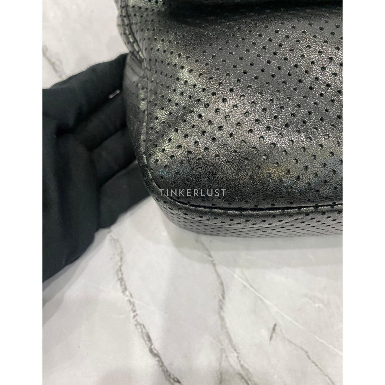 Chanel Perforated Drill Flap Bag Black GHW #11 Shoulder Bag