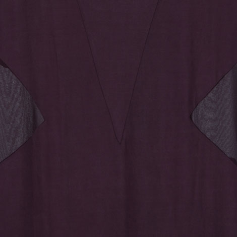 Purple Long Sleeve Midi Dress