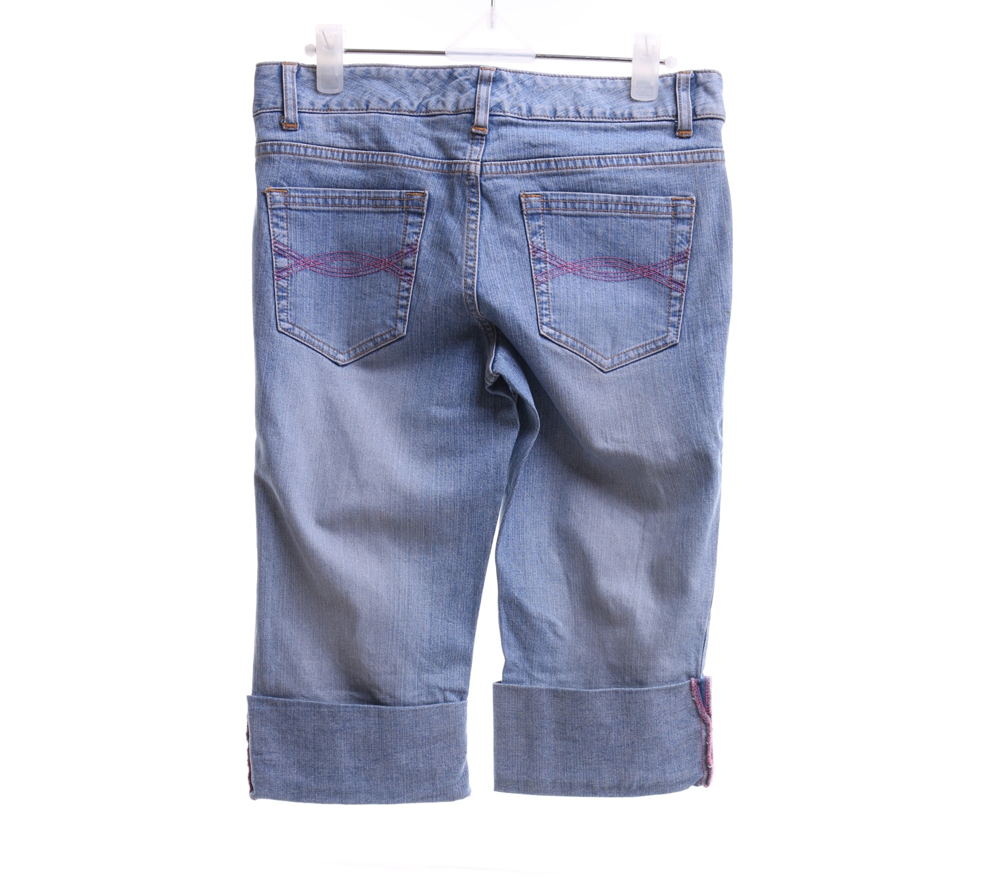 Isaac Mizrahi Light Blue Cropped Pants