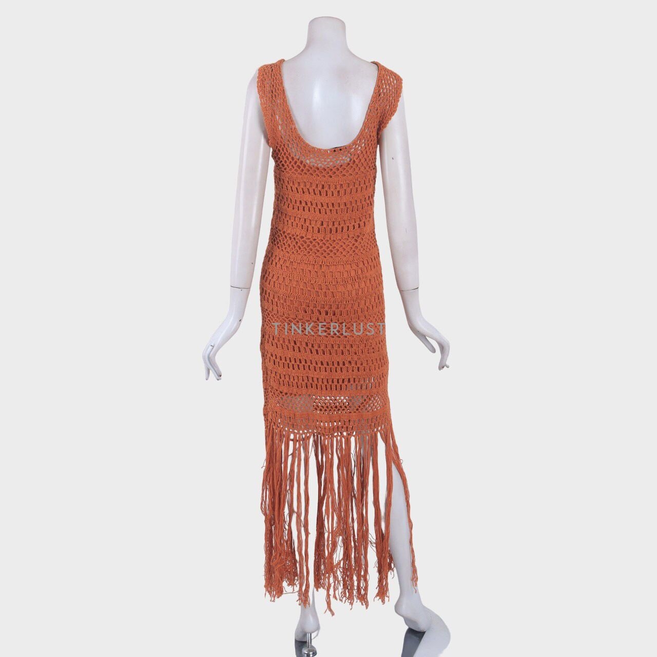 Zara Terracota Midi Dress