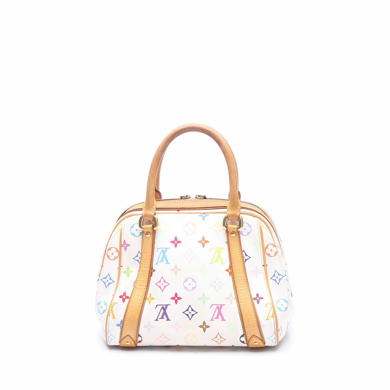 Louis Vuitton Monogram Priscilla White Canvas  Handbag