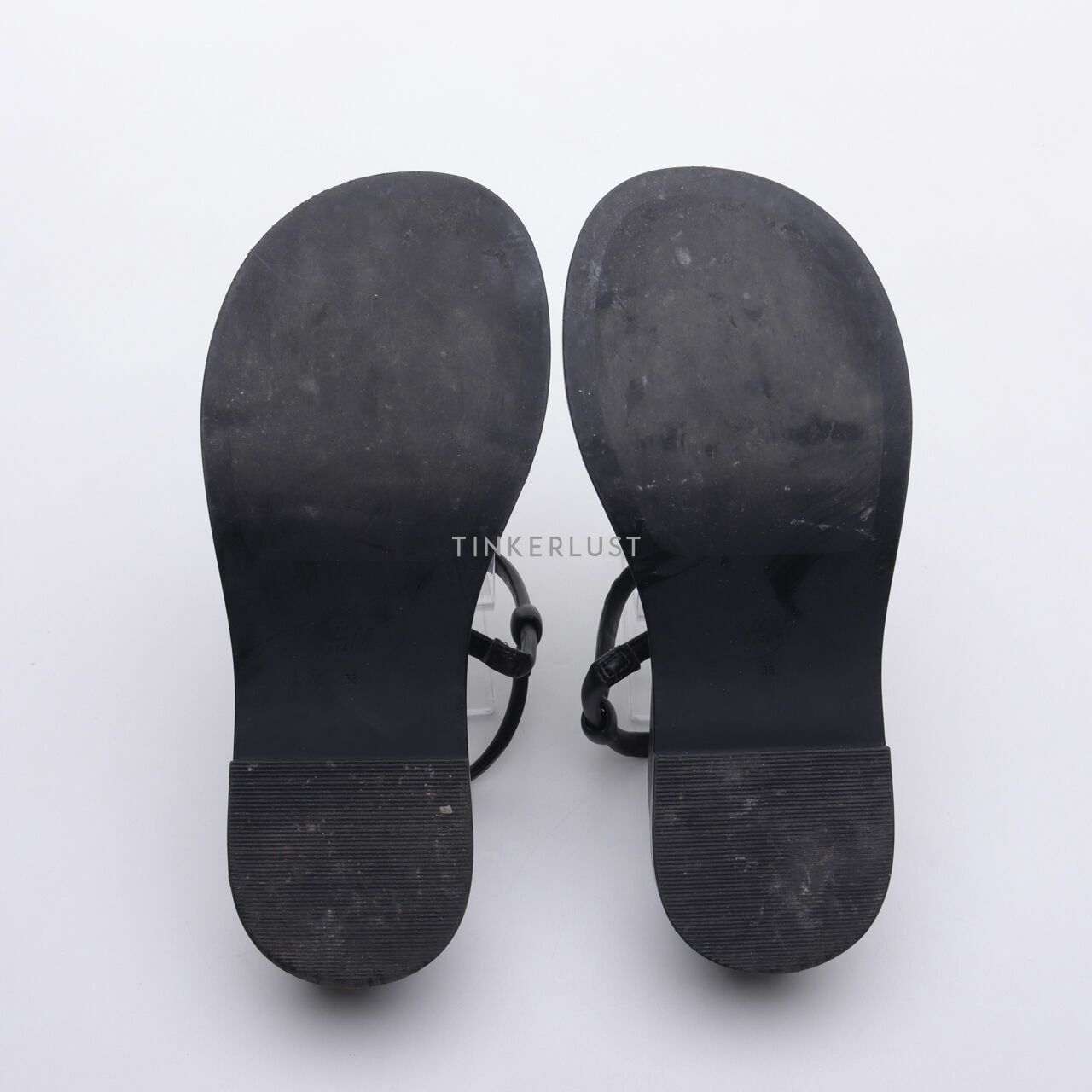 H&M Black Wedge-heel Sandals