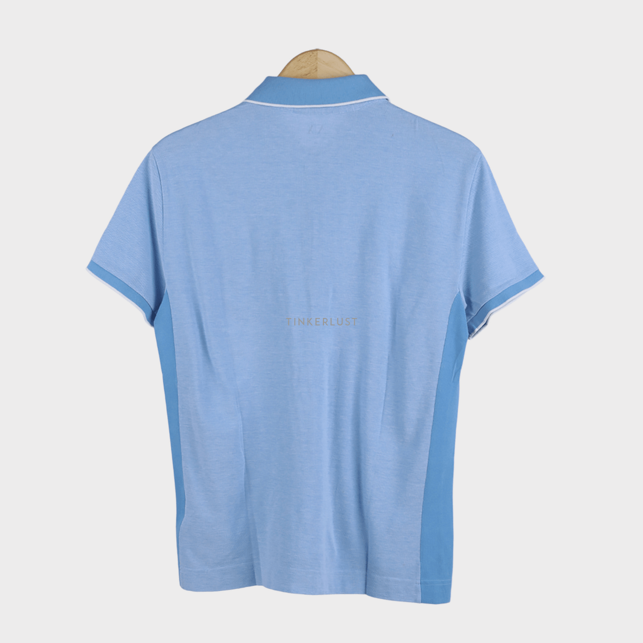 Armani Exchange Blue Polo Shirt